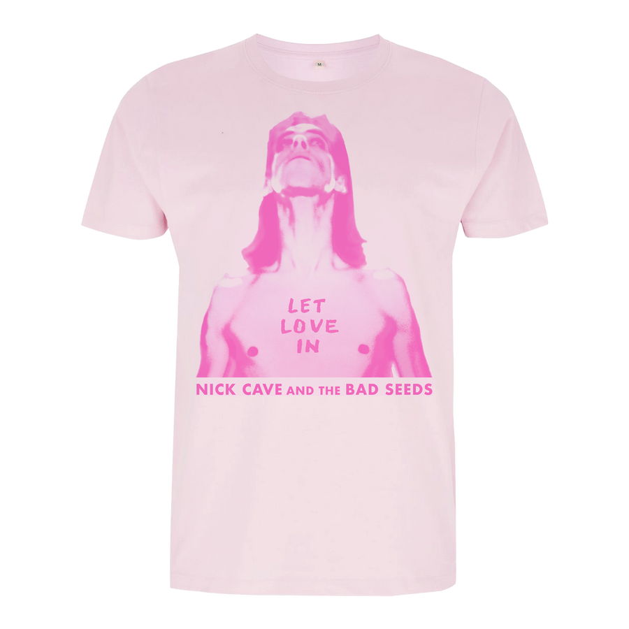 LET LOVE IN PINK T-SHIRT